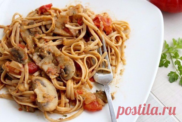 Спагетти с овощами и соевым соусом — Сытный и вкусный ужин! - life4women.ru