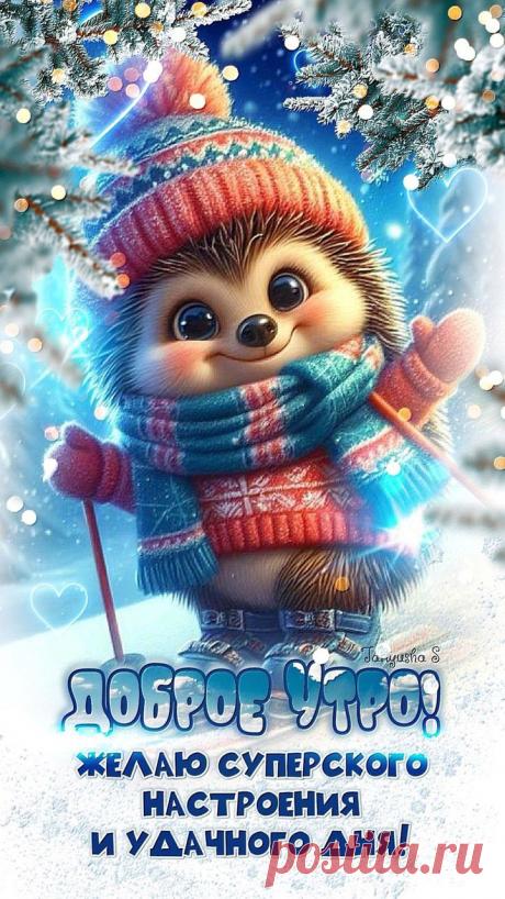 Доброе утро, радость моя!
Просыпайся скорее, новый успех ждёт тебя.