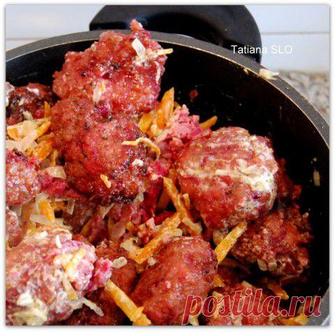 Свекольные тефтели...