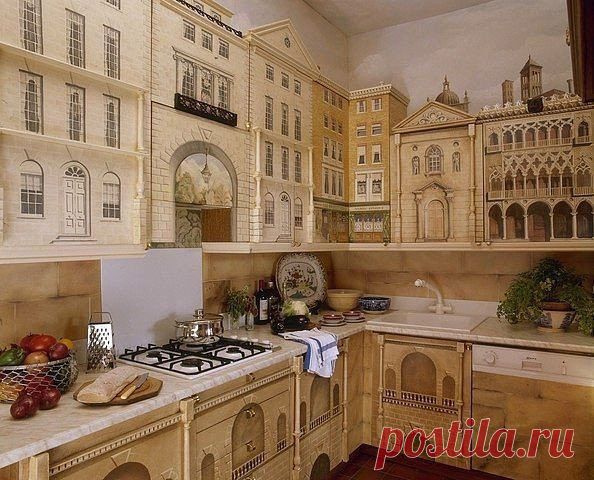 Интерьер, дом, сад, дача: Прикольная кухня?