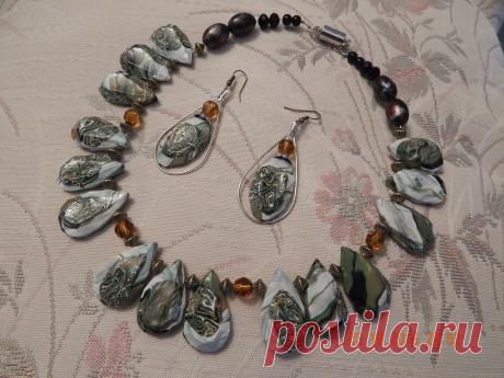 Колье из глины,кoмодик и панно / Декупаж / Декупаж. Работы пользователей