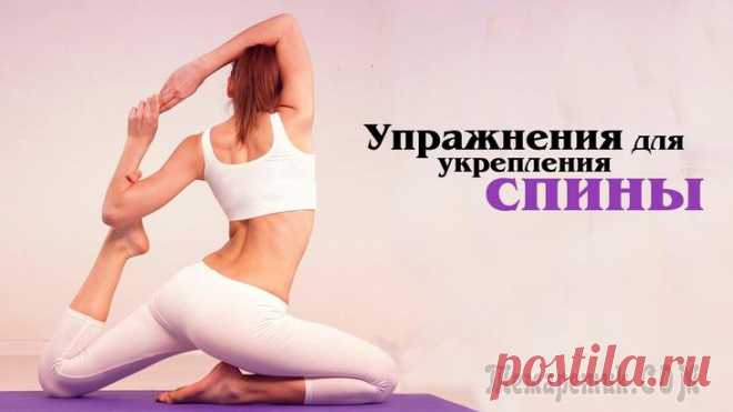 Упражнения для укрепления спины