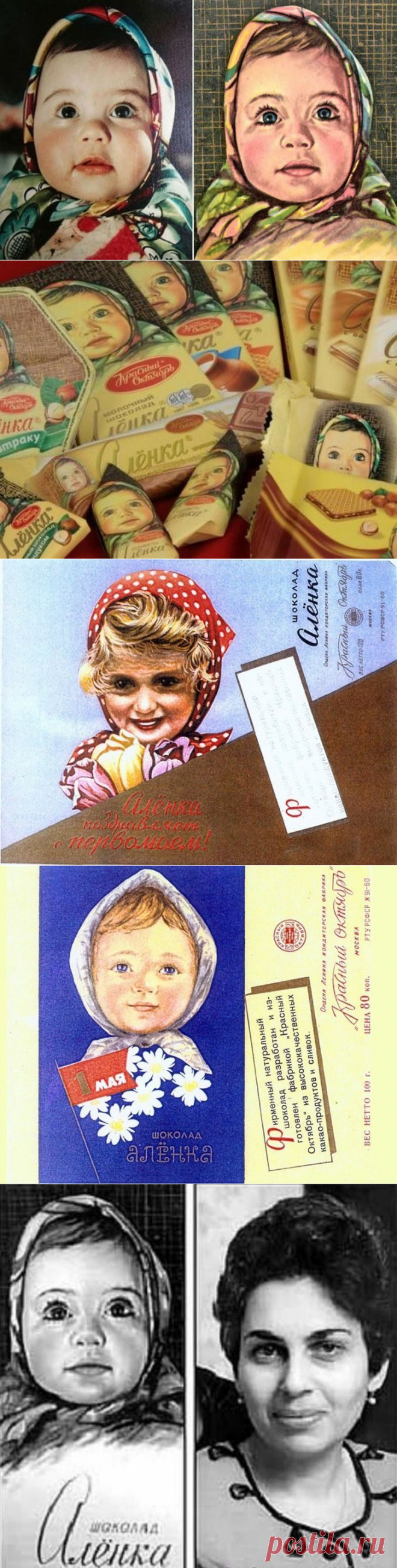 Удивительная история девочки с обертки шоколада «Алёнка» / Назад в СССР / Back in USSR