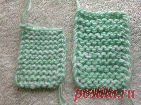 МАЛЕНЬКИЙ СЕКРЕТ ВЯЗАНИЯ НА СПИЦАХ.