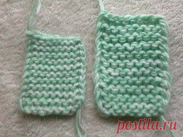 МАЛЕНЬКИЙ СЕКРЕТ ВЯЗАНИЯ НА СПИЦАХ.