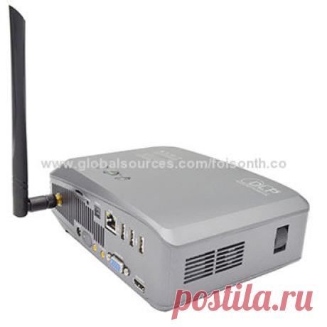 Встроенный Wi-Fi, 1500lumens DLP Домашний кинотеатр 3D Smart портативный проектор поддерживает WXGA 1280x800p на Global Sources