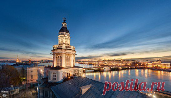 Питер. Кунсткамера, Дворцовый мост
