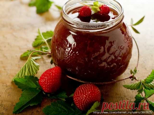 КЛУБНИЧНОЕ ВАРЕНЬЕ С ЦЕЛЫМИ ЯГОДКАМИ