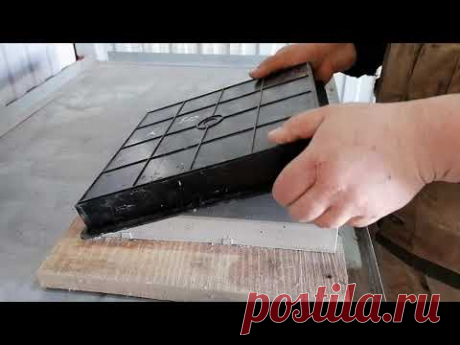 тротуарная плитка, эксперемент ,силикон, масло,  имульсол,выбор