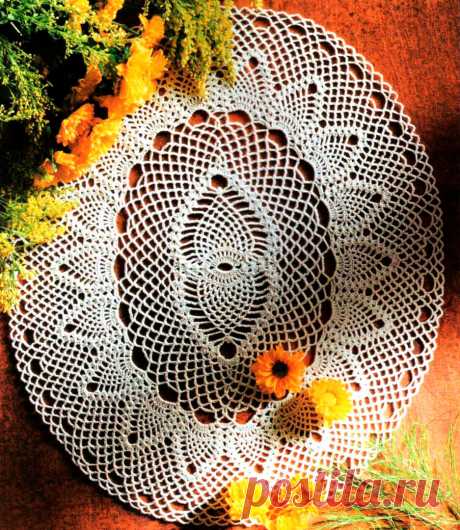 Салфетки овальной формы из мотивов | Домашние зарисовки | Яндекс Дзен