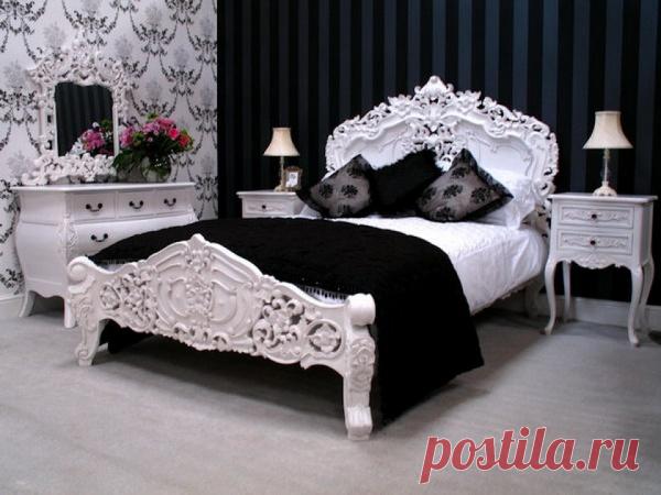 Создаем красивый интерьер спальни с обоями двух видов