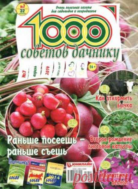 1000 советов дачнику №7 2014.