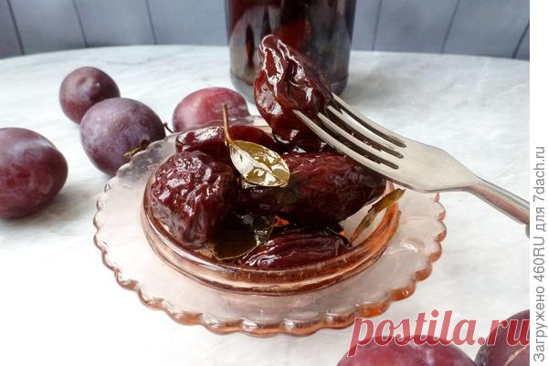 Маринованные сливы на зиму. Рецепт пряной закуски. Пошаговые фото