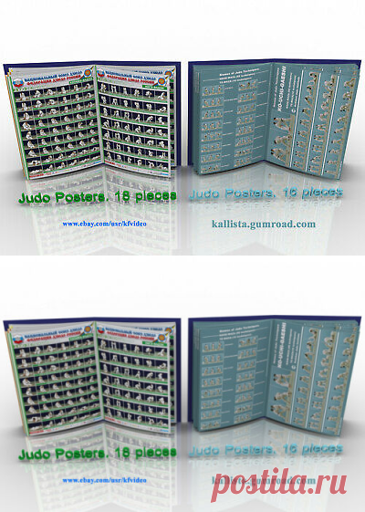 Posters Judo -KU.Set of 34 pieces.Judo techniques. | eBay