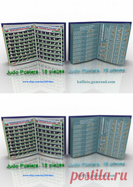 Posters Judo -KU.Set of 34 pieces.Judo techniques. | eBay