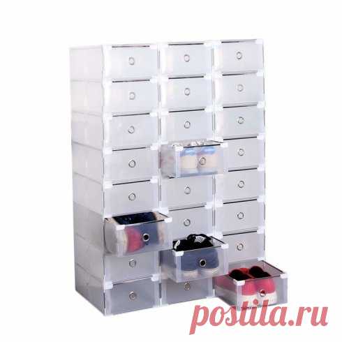 Сборный модуль для хранения обуви из 24 шт, модель 2, 34 × 22 × 13 см — купить по цене от 6960 руб.