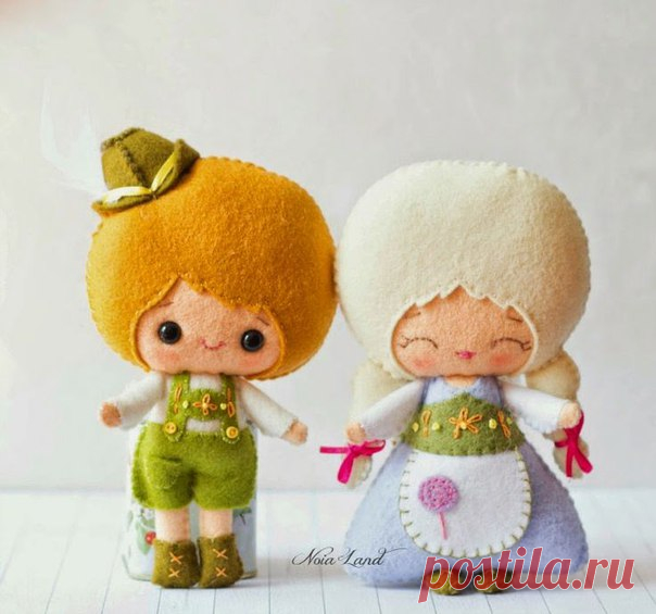 Игрушки из фетра