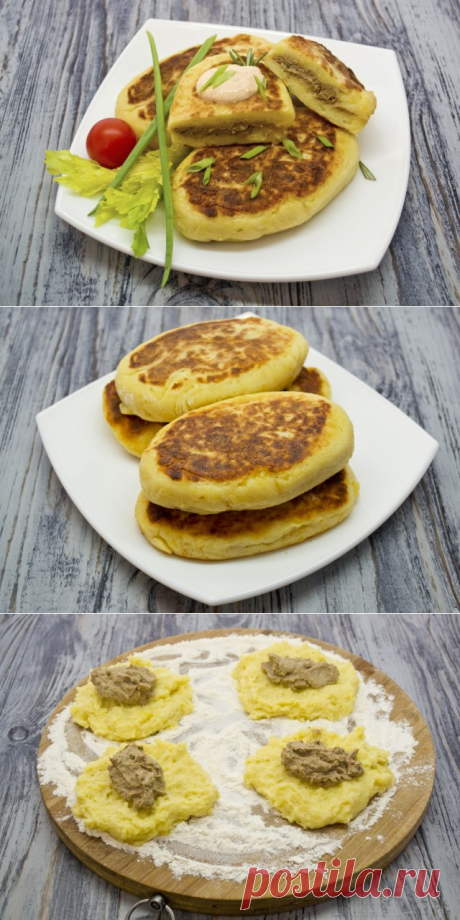 Картофельные зразы — котлеты из картошки с печенью цыплёнка. Пошаговый рецепт с фото - Ботаничка.ru