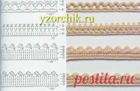 обвязка филейной сетки крючком