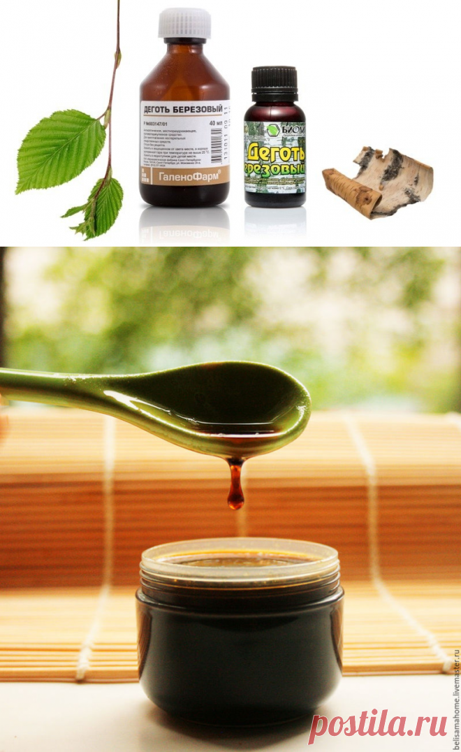 Применение березового дегтя для очищения организма и не только! | Всегда в форме!