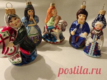 Стеклянные елочные игрушки от Эвис