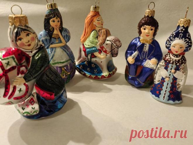 Стеклянные елочные игрушки от Эвис