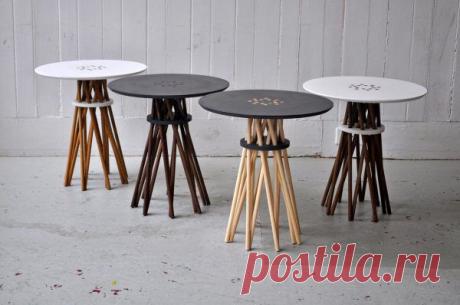 Журнальные столики ручной работы, сделанные без гвоздей и клея / Я - суперпупер