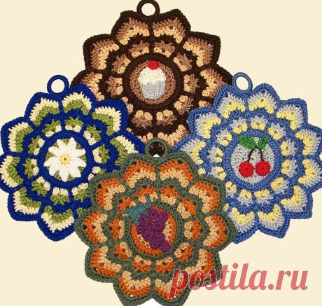 Прихватки. Ripple Potholder.