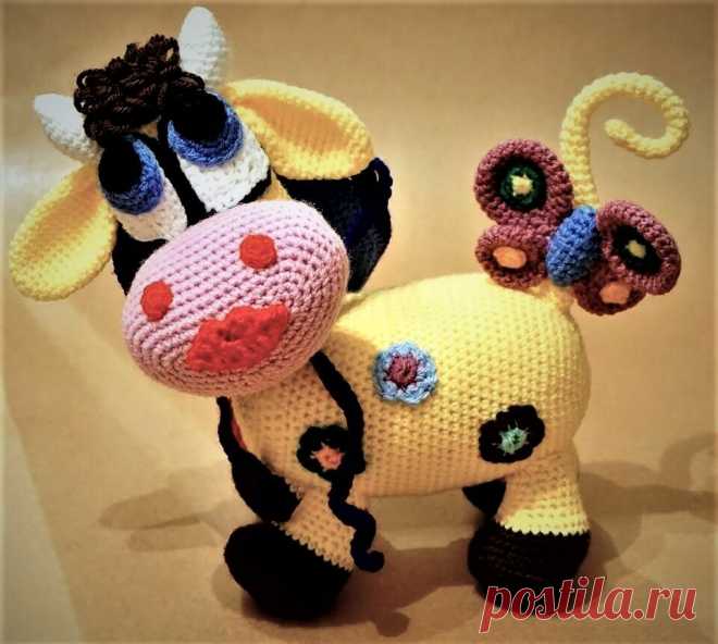 Вяжем бычка - символ нового 2021г. | Магия Вязания / Knitting Magic | Яндекс Дзен