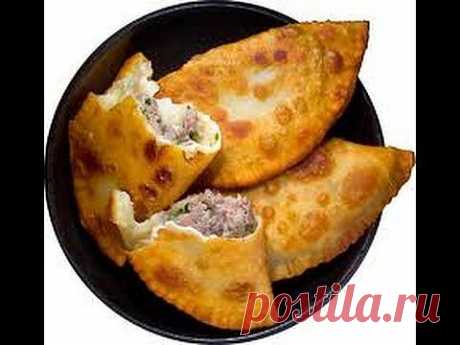 Рецепт ЧЕБУРЕКИ ДОМА - ТЕСТО  Russian Cooking Chebureki - YouTube