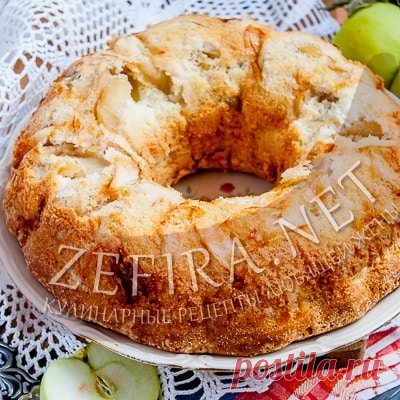 Пышная яблочная шарлотка – Кулинарные рецепты любящей жены