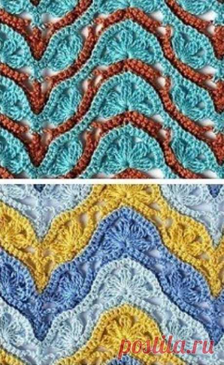 Связать узор крючком