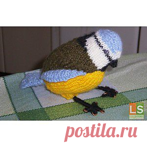 Вязаная игрушка &quot;Птичка Синичка&quot; - Ручная работа на LangeSTORE - Ручная работа LS - Эксклюзивные и Авторские HandMade изделия ручной работы вы можете купить и продать на портале LangeSTORE