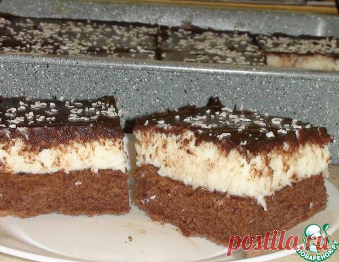 Шоколадный пирог с кокосовым кремом – кулинарный рецепт