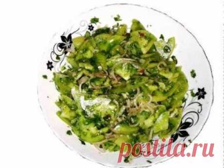 ЗАКУСКА ИЗ ЗЕЛЕНЫХ ПОМИДОРОВ на скорую руку - грузинская кухня