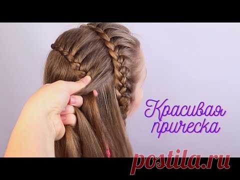 Красивые #Прически для девочек / #прическа на средние волосы