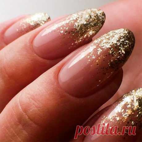 Золотой маникюр (нюдовый) - купить в Киеве | Tufishop.com.ua