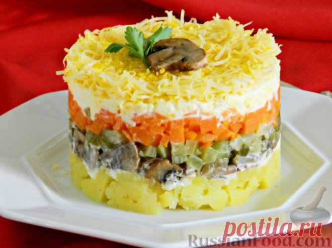 Салаты слоеные - вкусно, красиво, нарядно!.