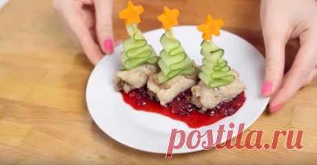 Закуска в виде мясных рулетиков — потрясающее украшение вашего стола!