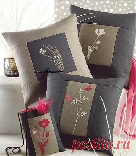 Идеи декора для диванных подушек!Создайте уют - своими руками! | Юлия Жданова | Яндекс Дзен