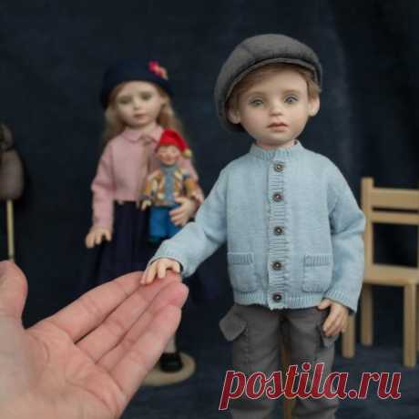Шарнирные куклы. Брат и сестра. Ксюша и Илюша | MaLenaDolls