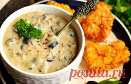 Очень вкусный грибной соус к гарниру, мясу или рыбе
