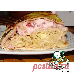 Сладкий пирог из лаваша "Эксперимент" - кулинарный рецепт