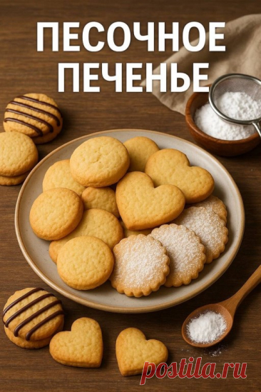 🧈 Песочное печенье — просто и волшебно! Хрустящее, рассыпчатое, нежное…... | Интересный контент в группе Десертомания