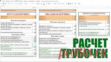 Как рассчитать количество трубочек и стоимость работы.