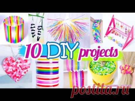 10 DIY проекты с питьевой соломинки – 10 новые удивительные питьевой соломы ремесел и лайфхаки