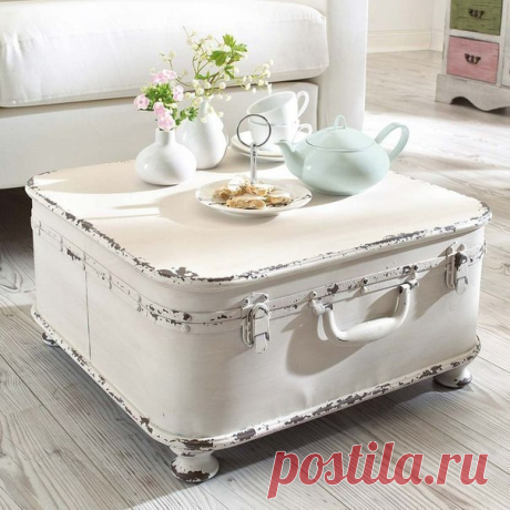 Новая жизнь старых чемоданов — Сделай сам, идеи для творчества - DIY Ideas