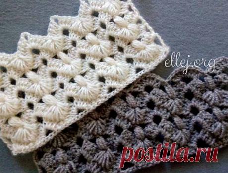 .УЗОР КРЮЧКОМ В КОПИЛКУ.