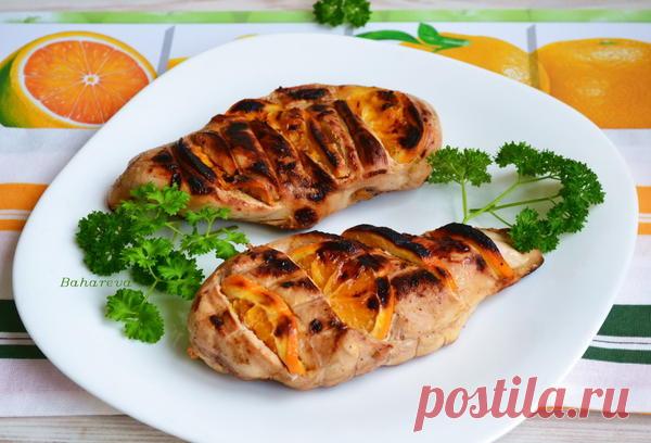 Куриная грудка барбекю с апельсинами - пошаговый рецепт приготовления с фото