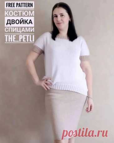 Вязаная спицами юбка Пряжа Vela (хлопок/вискоза/ПА), 550м/100г, в 2 нити. Спицы 4.0, для пояса 3.5. Размер 48, рост 167см, ОБ 100смЮбка сверху вниз без шов. Базовая, низкой посадкиМерки:Обхват пояса (ОП) 86см Я вяжу юбку низкой посадки, линия пояса смещена вниз на 7см от талииОбхват бедер (ОБ) 100смДлина юбки...